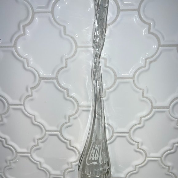 Unique Stretched Coca-Cola Bottle Vase 19" Long - Picture 9 of 11